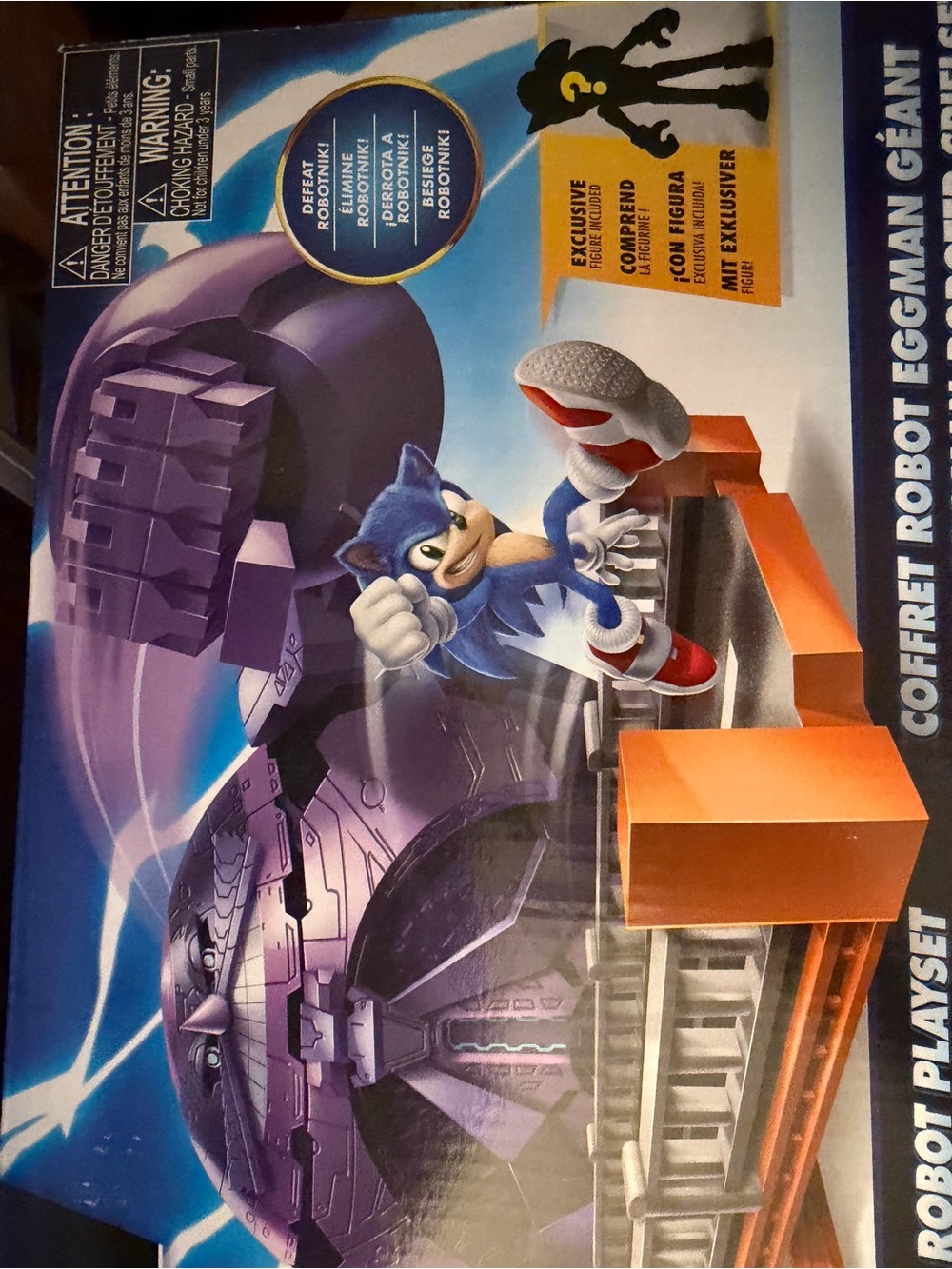 Robot Eggman Playset - Purple & Orange Kids Toy
